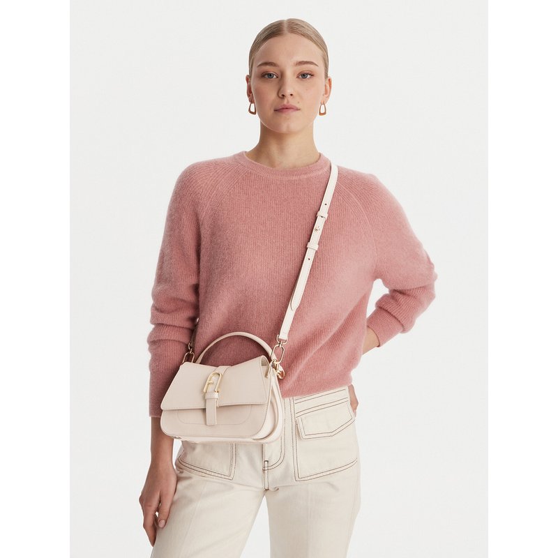 Handtasche Furla Flow Mini WB01032 BX2045 BG 4556S Creme