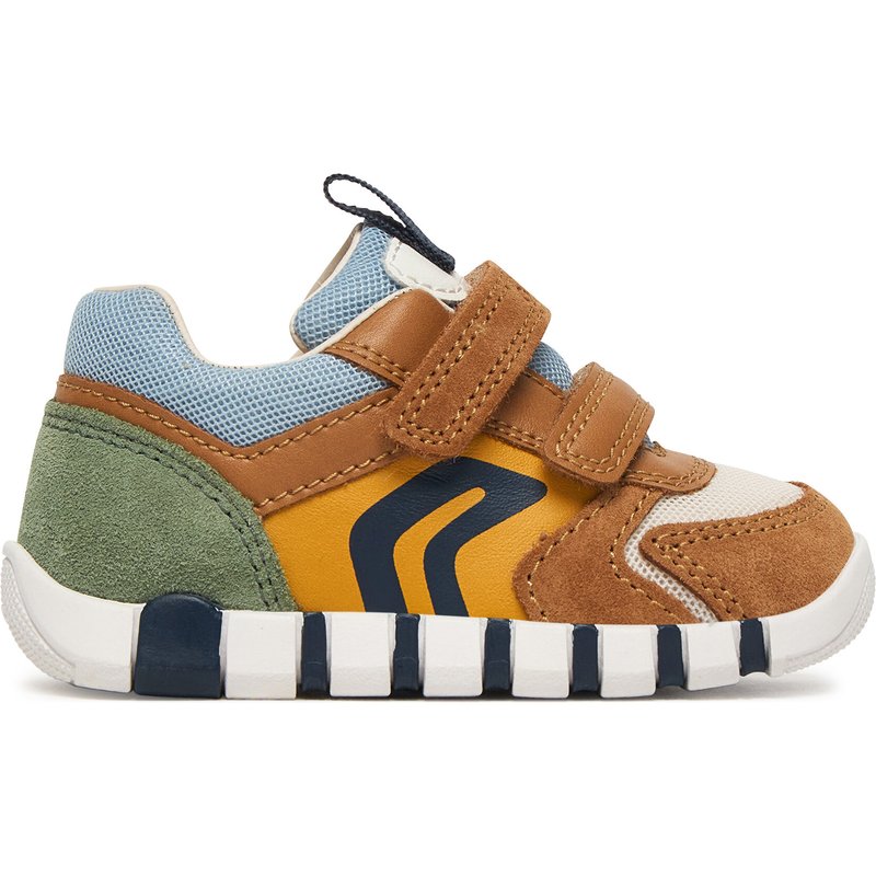 Sneakers Geox B Iupidoo Boy B3555D 02214 C5G2Q Braun