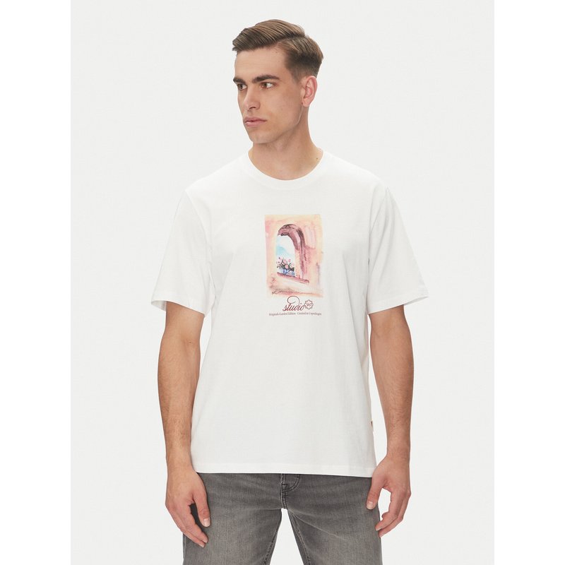 Jack & Jones T-Shirt Hydra 12277248 Weiß Relaxed Fit