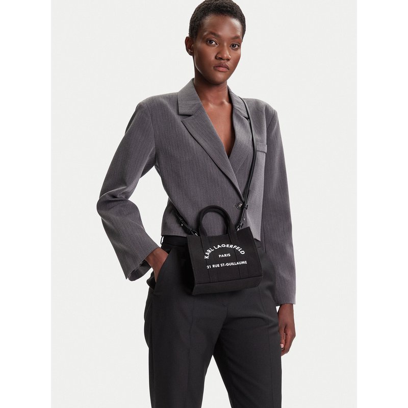 Handtasche KARL LAGERFELD A3W50118 Schwarz
