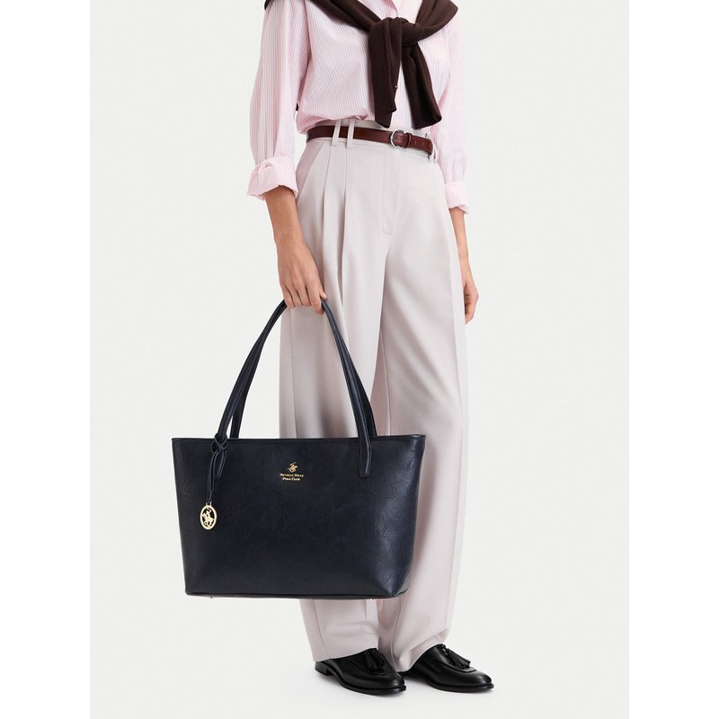 Handtasche Beverly Hills Polo Club CEO-BHPC-L-013-10 Dunkelblau