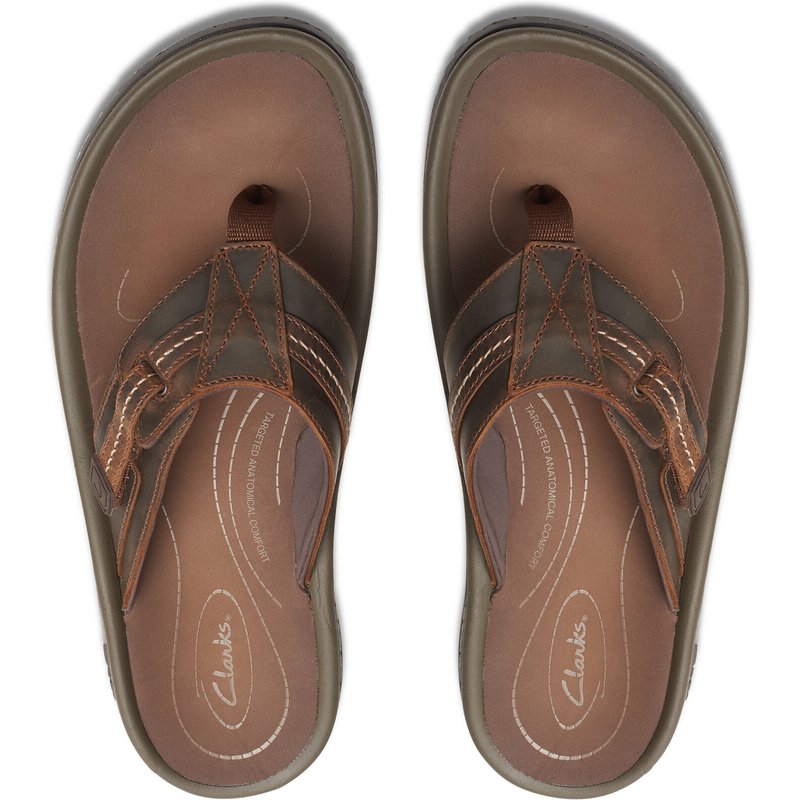 Zehentrenner Clarks Wesley Sun 26176987 Braun