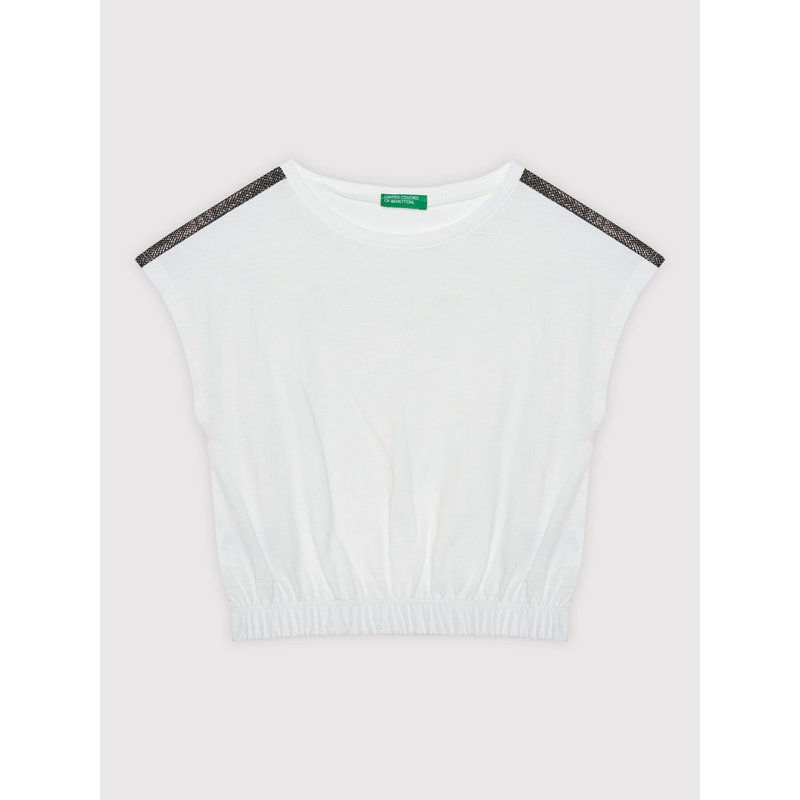 United Colors Of Benetton T-Shirt 3I1XC102T Weiß Regular Fit