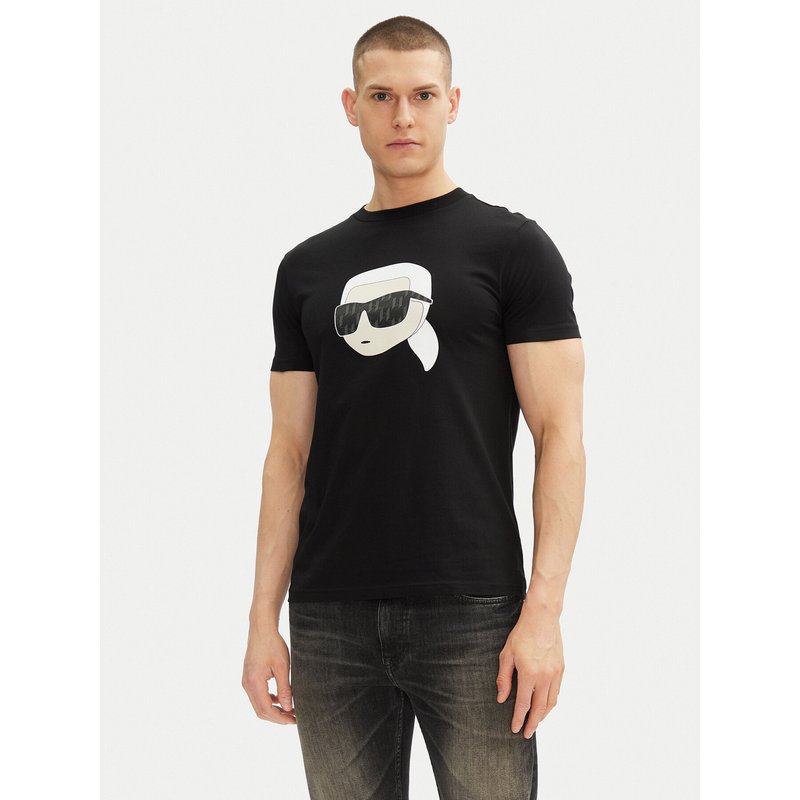 KARL LAGERFELD T-Shirt 755073 552251 Schwarz Regular Fit