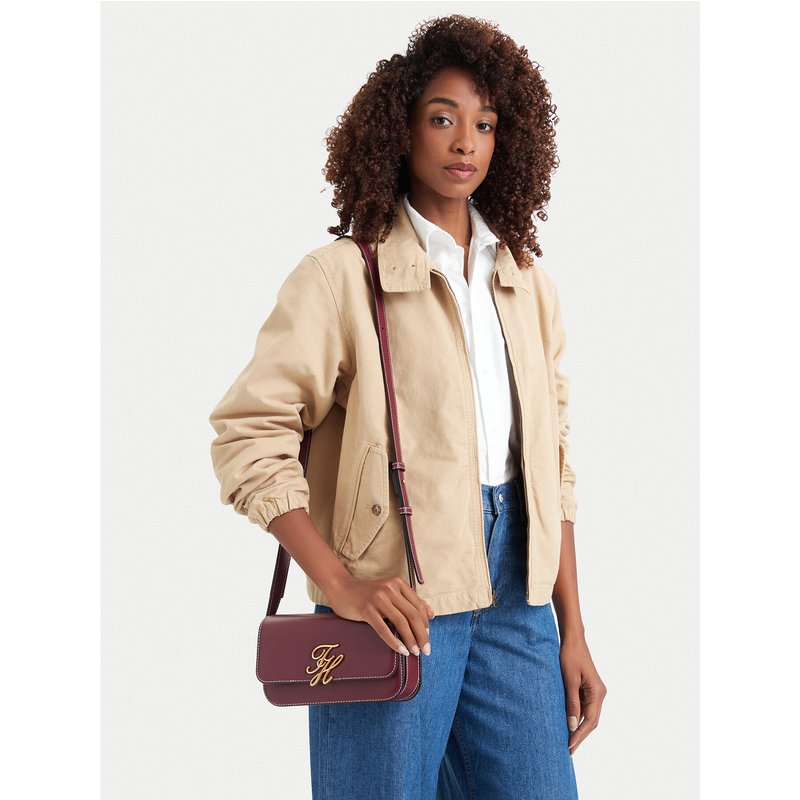 Handtasche Tommy Hilfiger AW0AW18399 Dunkelrot