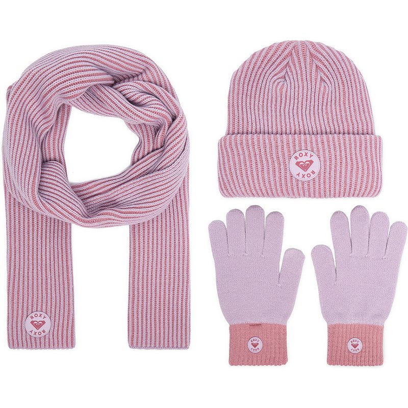 Set Mütze, Schal und Handschuhe Roxy WBEO-RX-SW346-004-AW26 Helllila