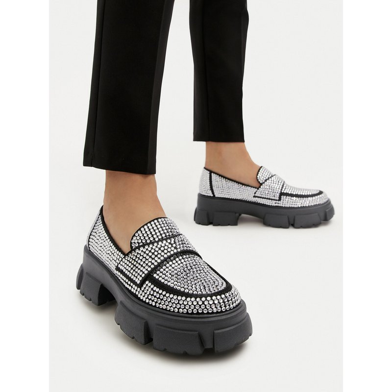 Slipper Steve Madden Trifecta_R SM11003506 Silberfarben