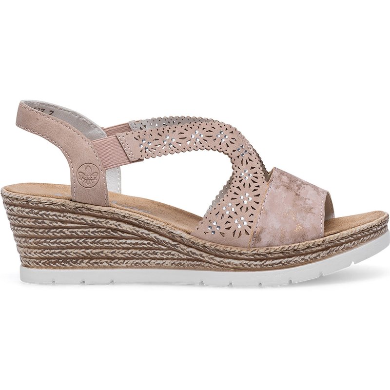 Sandalen Rieker 61916-31 Rosa