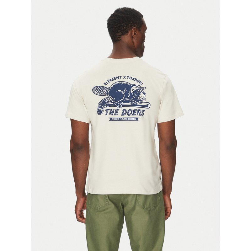 Element T-Shirt ELYZT00518 Beige Regular Fit