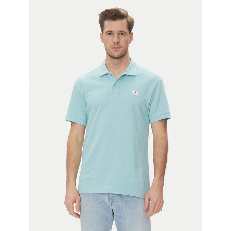 Calvin Klein Jeans Poloshirt J30J327040 Himmelblau Regular Fit