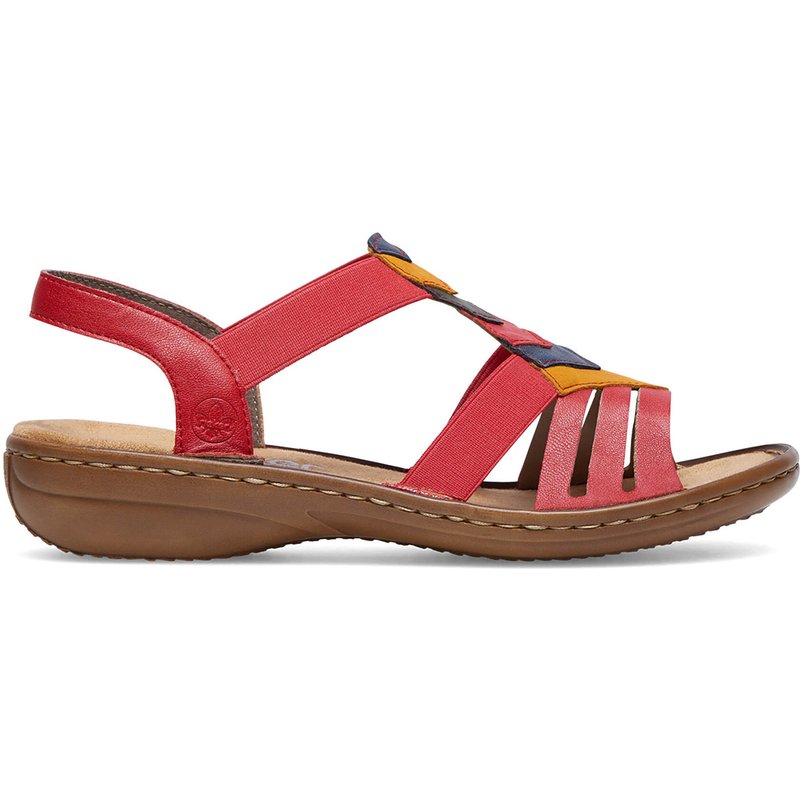Sandalen Rieker 60804-33 Rot