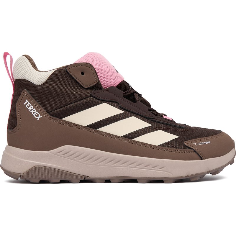 Trekkingschuhe adidas Terrex Anylander Mid Climaproof Junior Hiking Shoes KJ2665 Braun