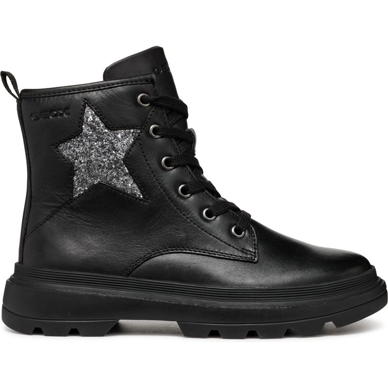 Stiefel Geox J Kiddartah Girl J46MGA 085EW C9244 S Schwarz