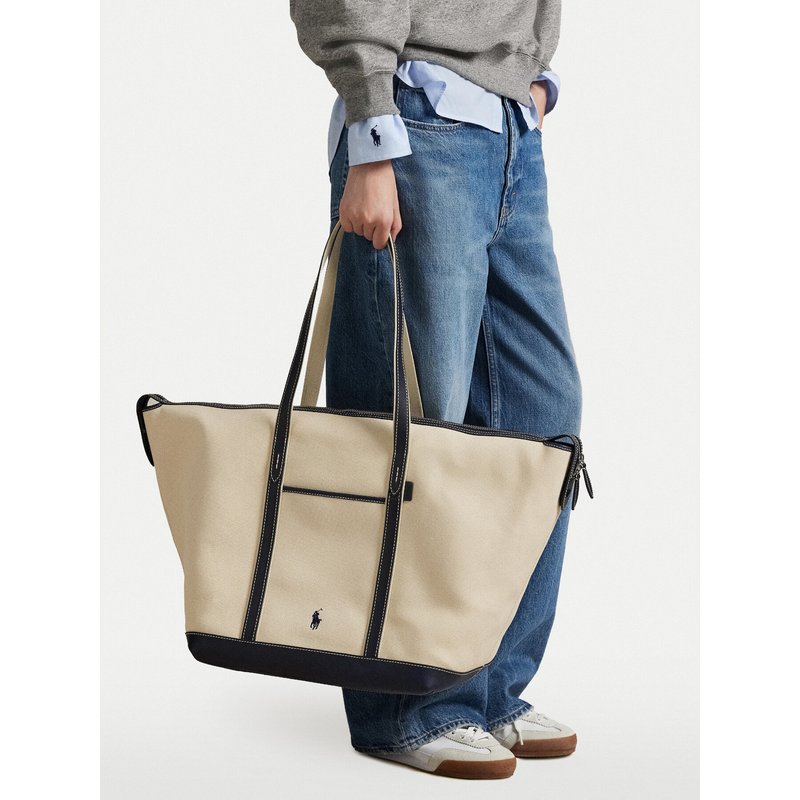Handtasche Polo Ralph Lauren 428973072002 Beige