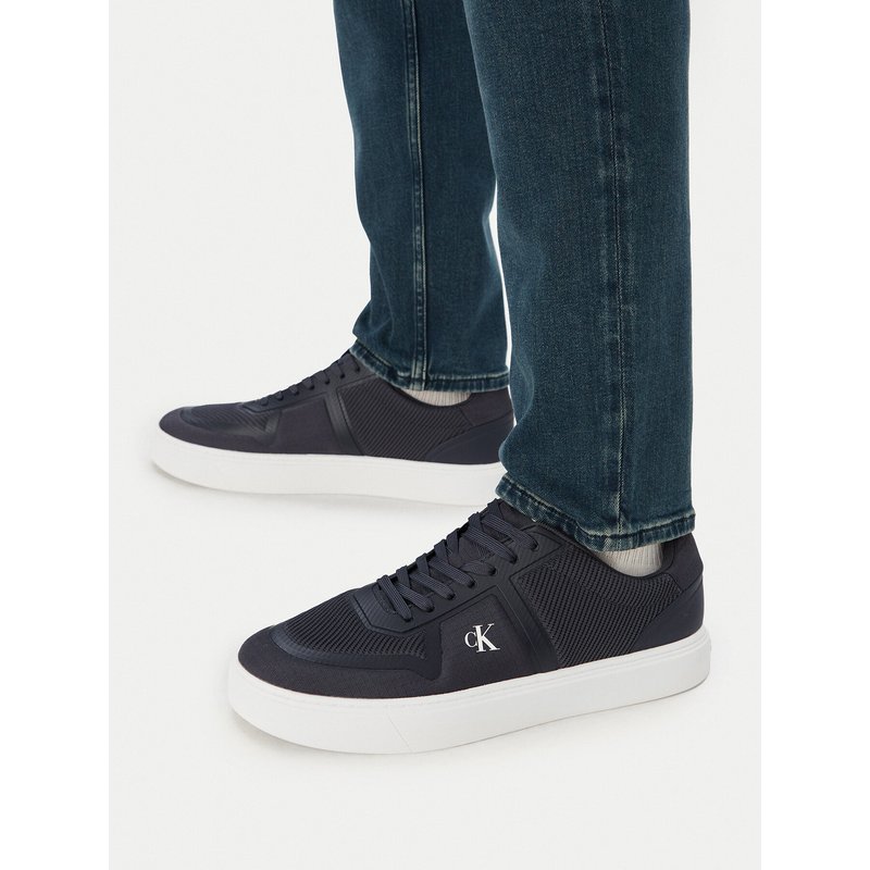 Sneakers Calvin Klein Classic Cups Laceup Knit HM0HM02130 Dunkelblau
