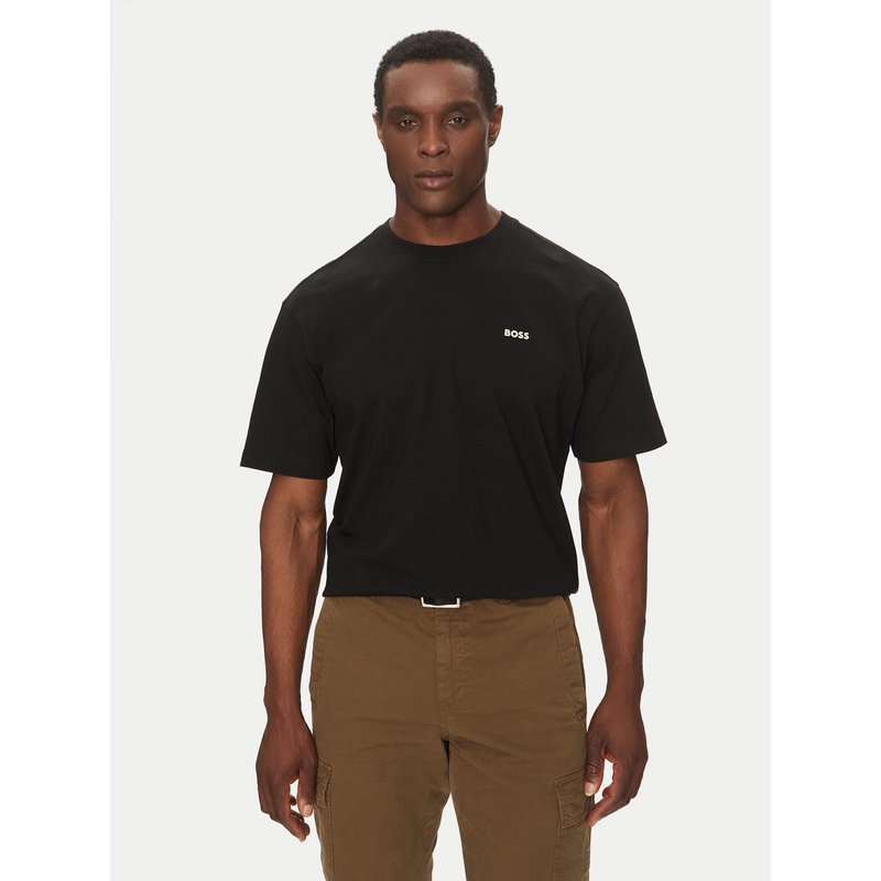 BOSS T-Shirt Te_Surfaceshort 50534925 Schwarz Relaxed Fit