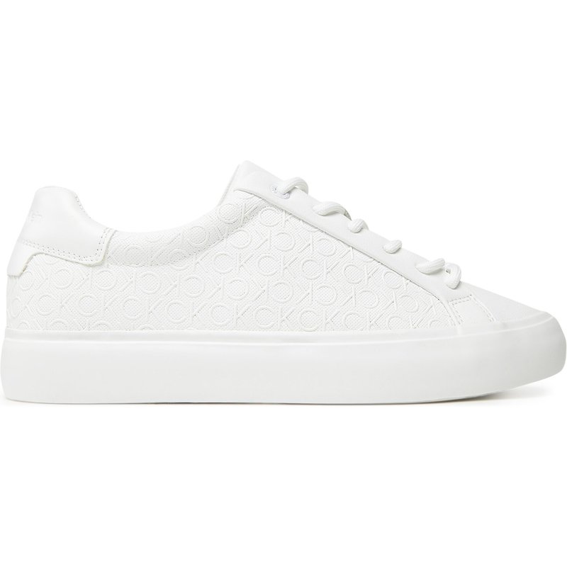Sneakers Calvin Klein Vulc Lace Up Mono Pu HW0HW02573 Weiß