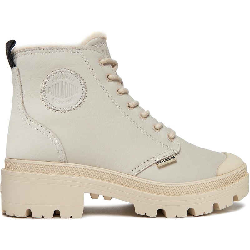 Schnürstiefeletten Palladium Pallabase Nbk Zip Wl 98867-197-M Weiß