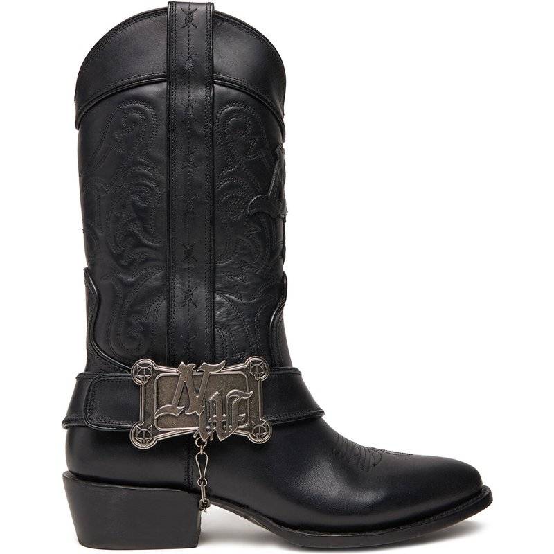 Cowboystiefel Naked Wolfe THE OUTLAW BOOT Schwarz