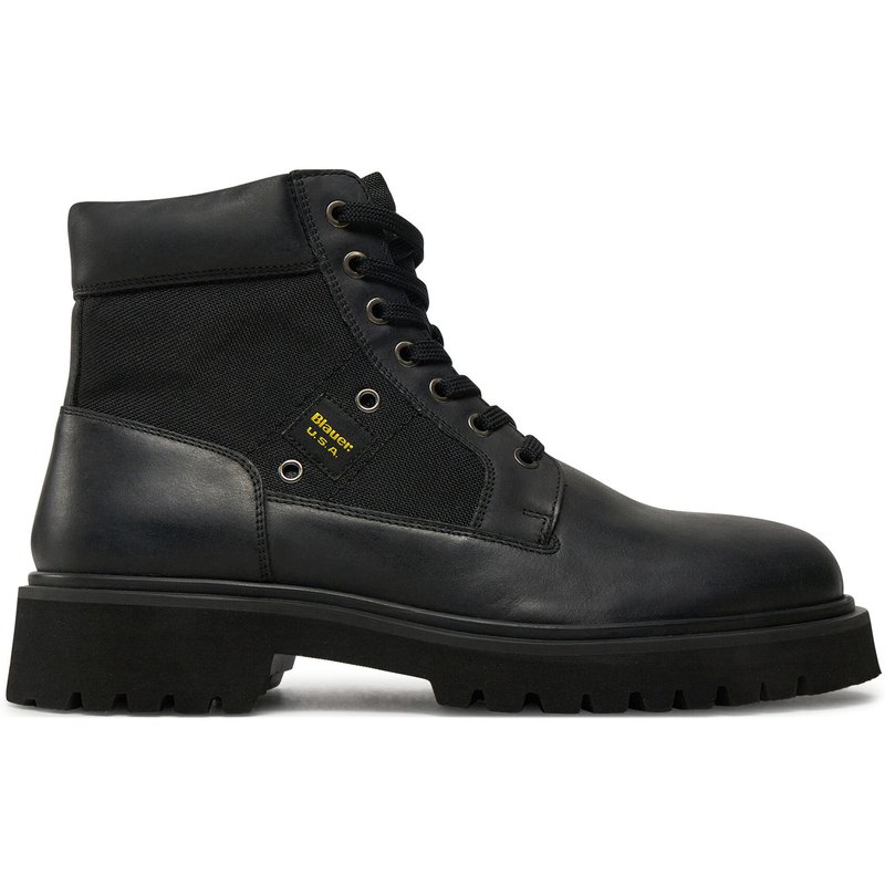 Schnürstiefeletten Blauer F4BUXTON03/LEA Schwarz