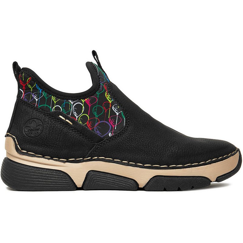 Halbschuhe Rieker 45957-00 Schwarz