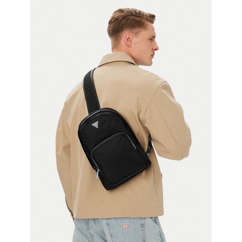 Brusttasche Guess HMMINY P6302 Schwarz
