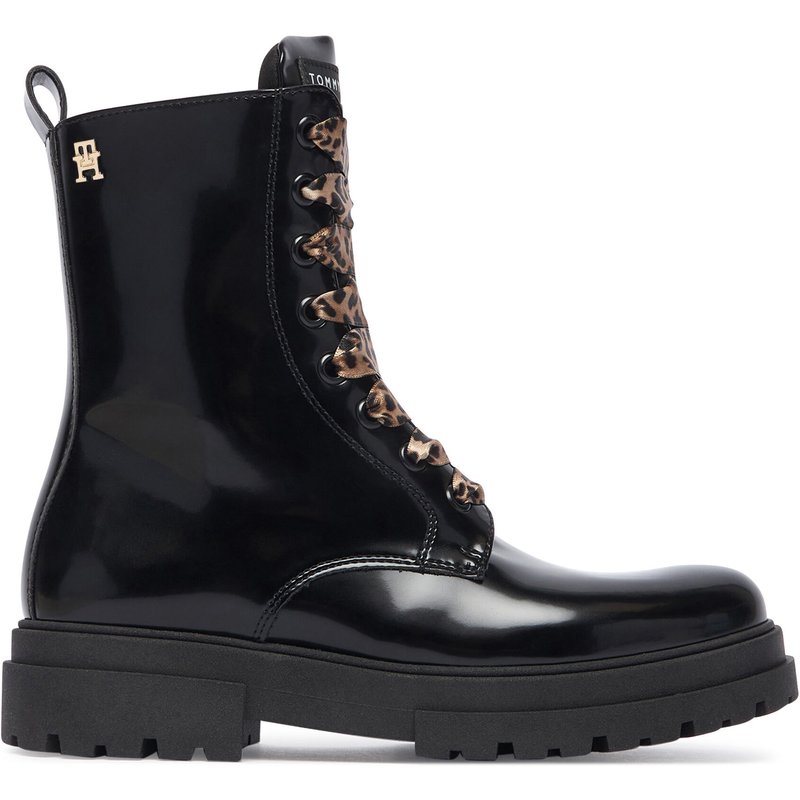Schnürschuhe Tommy Hilfiger T4A5-35174-1453999 S Schwarz