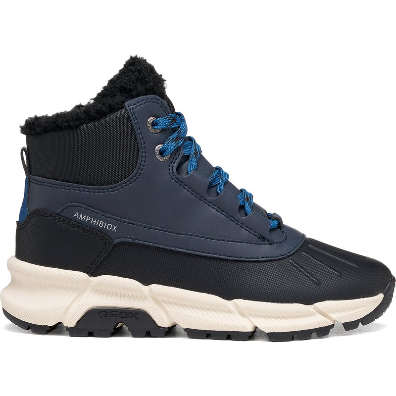 Schnürschuhe Geox J Flexyper Plus Boy B Abx J56LCB 0MECE C4002 M Dunkelblau