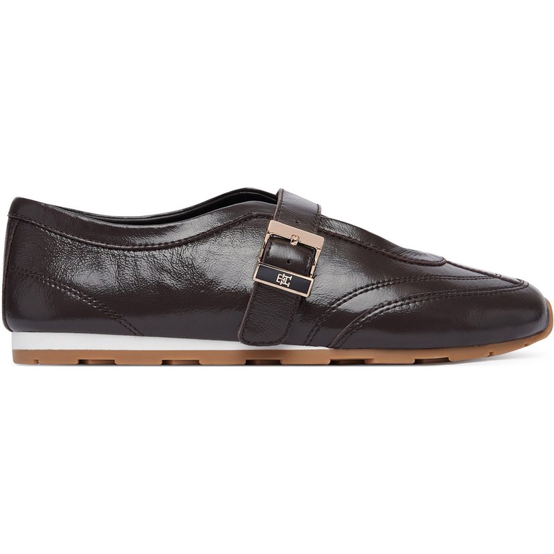 Ballerinas Tommy Hilfiger Bella Ballet Mary Jane FW0FW09416 Braun