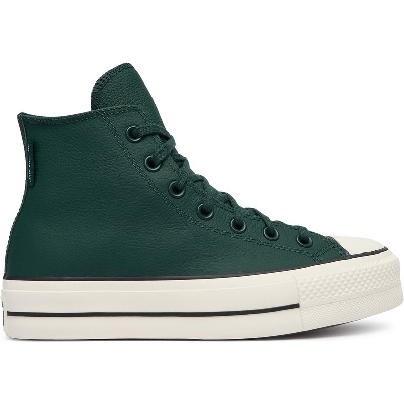 Sneakers aus Stoff Converse Chuck Taylor All Star Lift Platform Water-Repellent A18393C Dunkelgrün