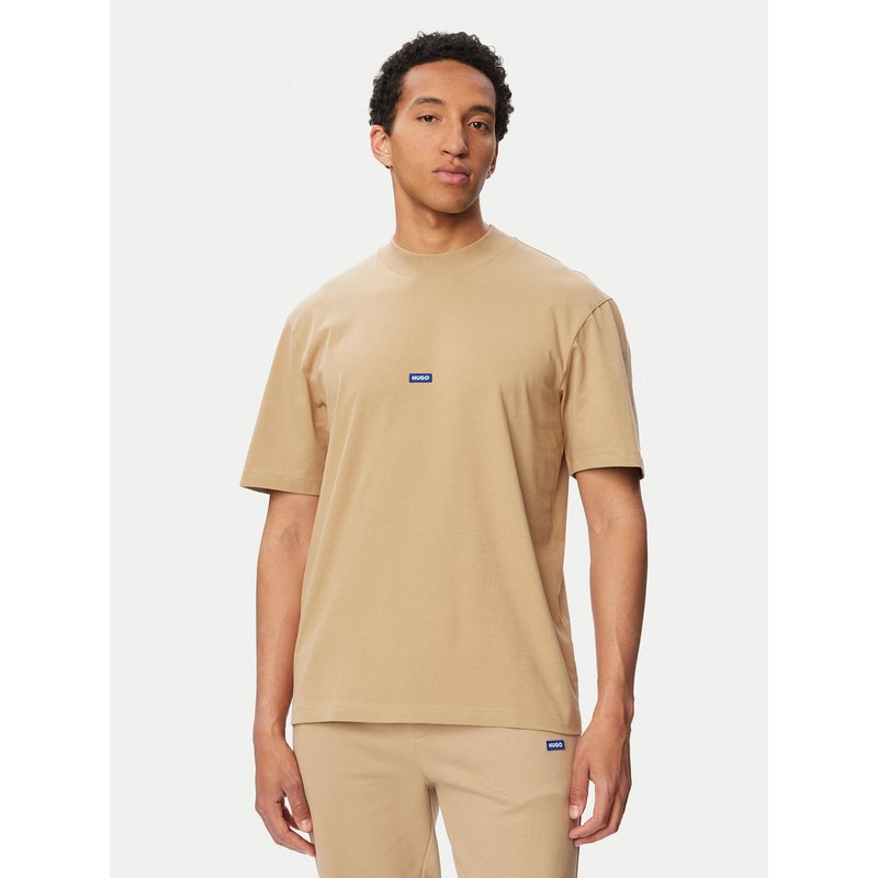 Hugo T-Shirt Nieros 50509991 Beige Regular Fit