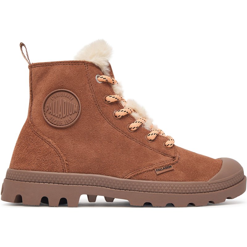 Schnürstiefeletten Palladium Pampa Hi Zip Wl Hivr 94978-291-M Braun