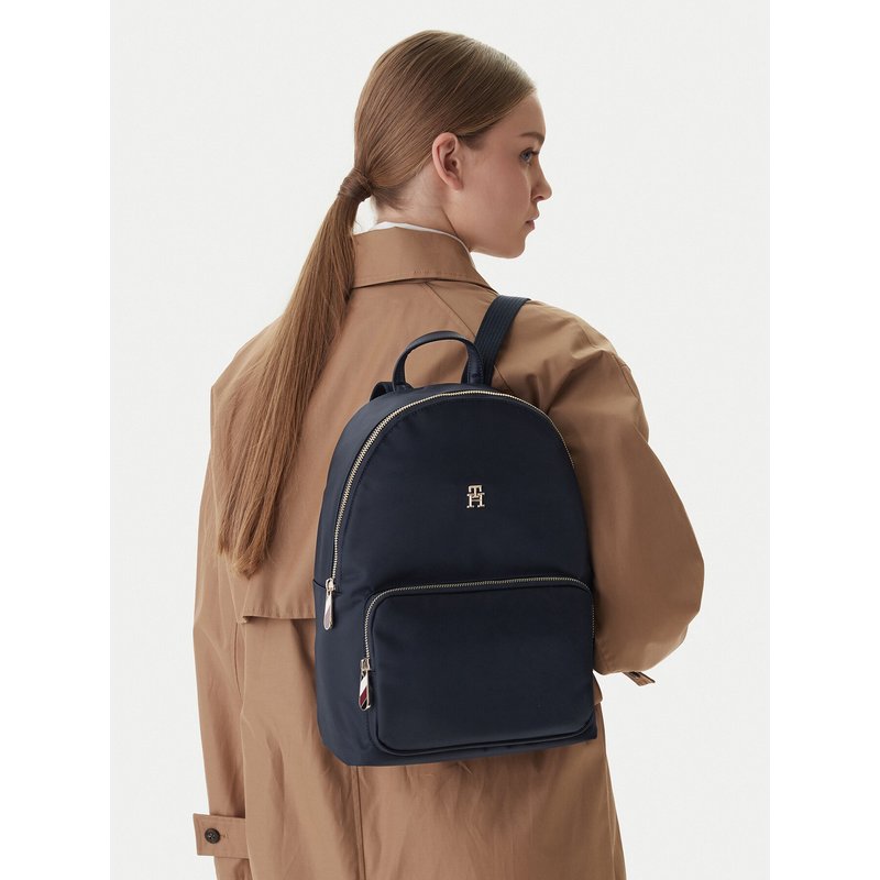 Rucksack Tommy Hilfiger Poppy Th Backpack AW0AW15641 Dunkelblau
