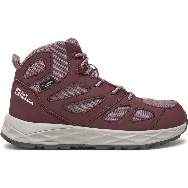 Trekkingschuhe Jack Wolfskin Woodland 2 Texapore Mid K 4059831 Violett