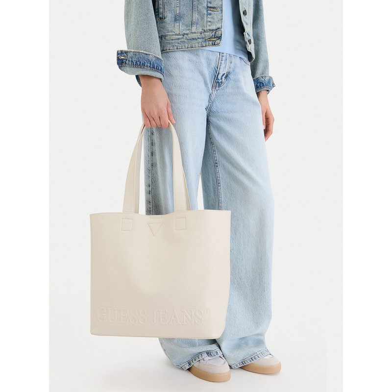 Handtasche Guess Jeans CWBEO-GUESS-B-010-09 Écru
