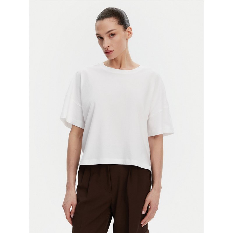 French Connection T-Shirt 76BZA Weiß Relaxed Fit