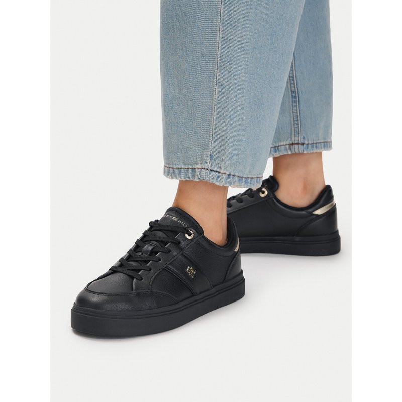 Sneakers Tommy Hilfiger Th Feminine Cupsole FW0FW09600 Schwarz