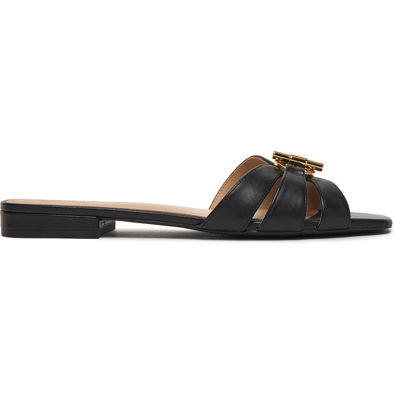 Pantoletten LAUREN RALPH LAUREN Blaike 802982875002 Schwarz