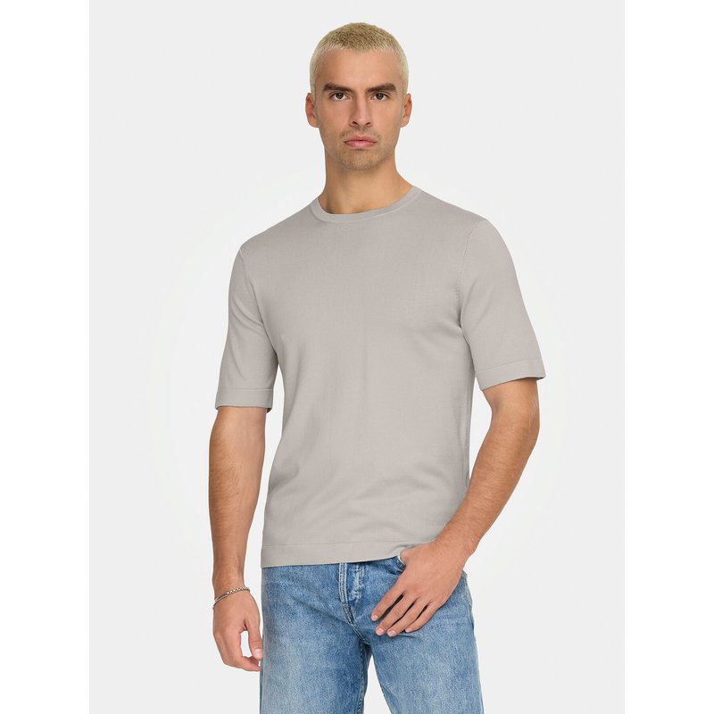 Only & Sons T-Shirt Wyler 22022928 Beige Regular Fit