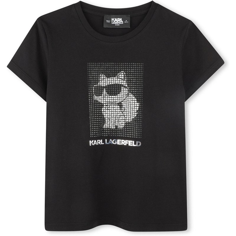 Karl Lagerfeld Kids T-Shirt Z30489 S Schwarz Regular Fit