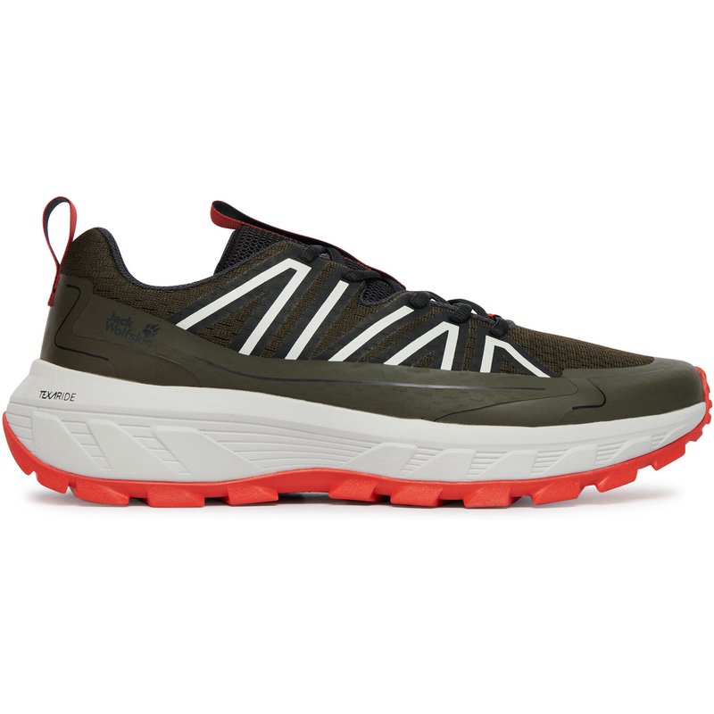 Trekkingschuhe Jack Wolfskin Wild Hike Low M A65579 Grün