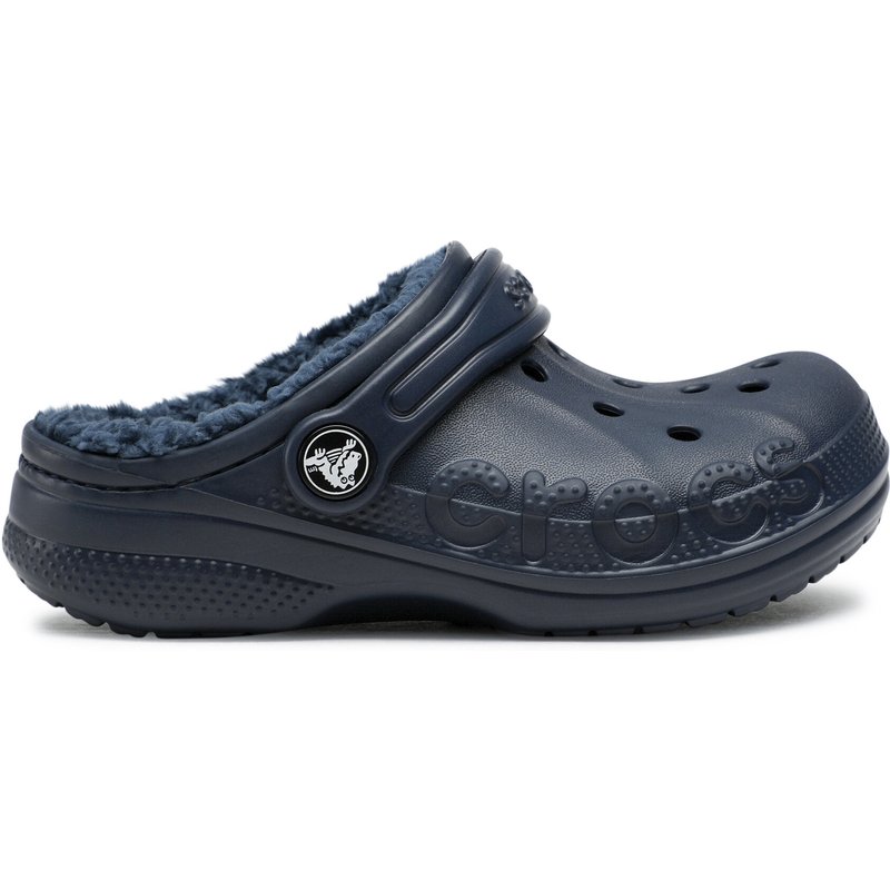 Pantoletten Crocs Baya Lined Clog K 207500-463 Dunkelblau