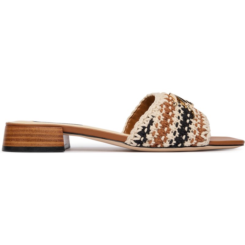 Pantoletten KARL LAGERFELD Petalo II KL80701C Écru