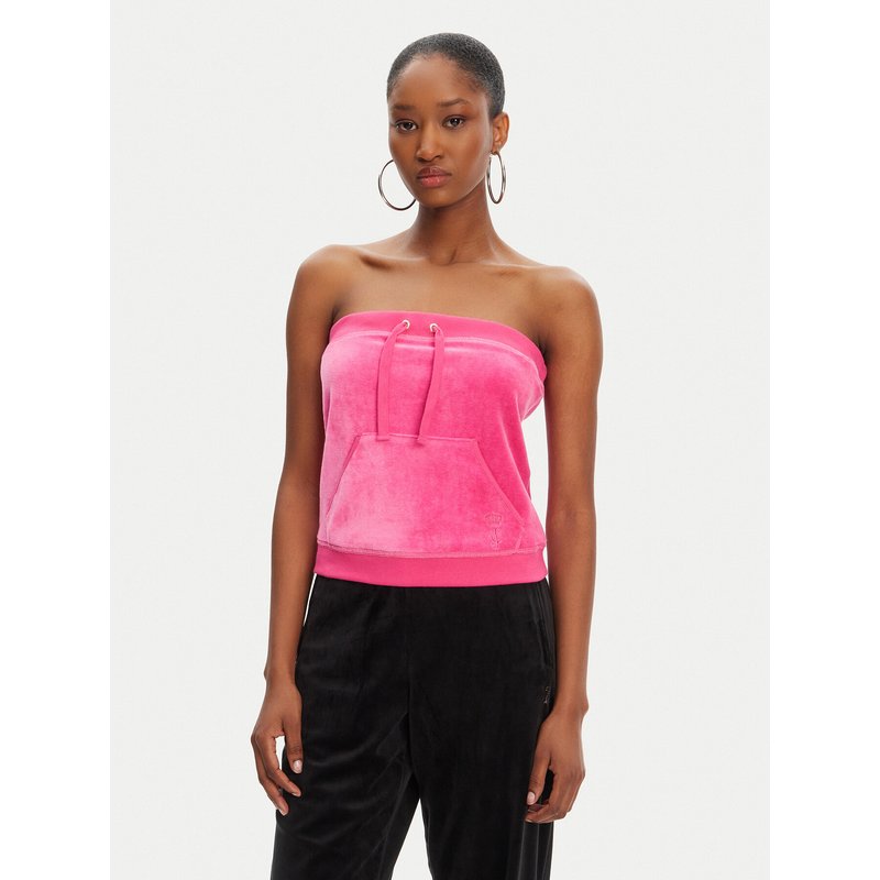 Juicy Couture Top Heritage JCGCT125023 Rosa Slim Fit