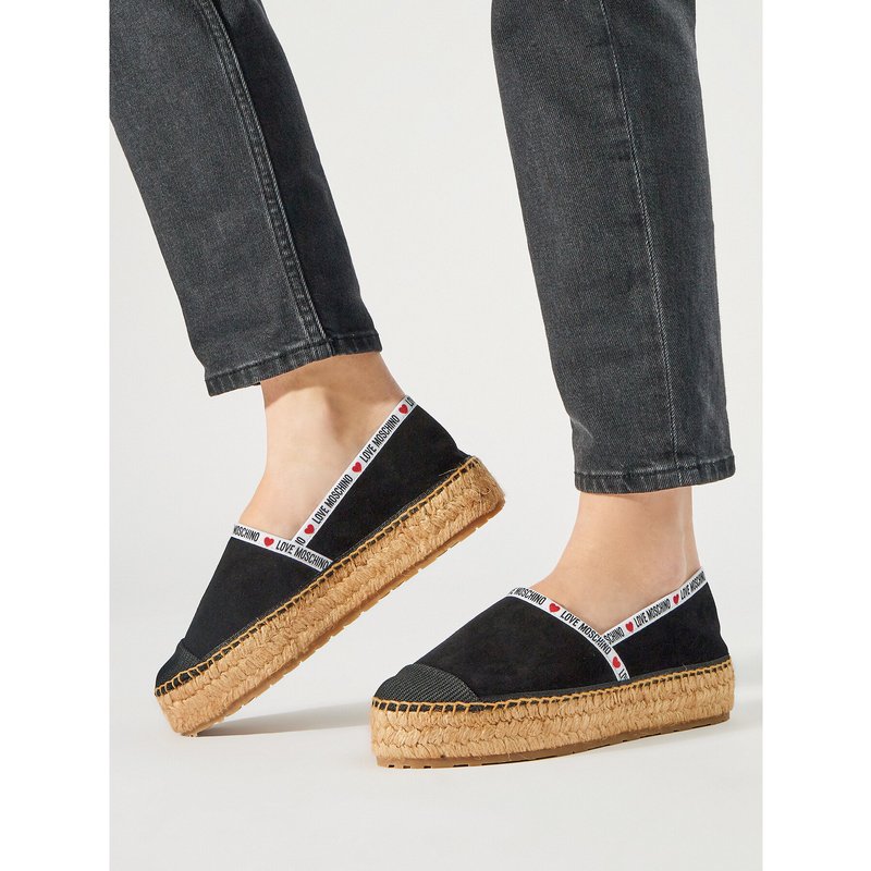 Espadrilles LOVE MOSCHINO JA10553G0IIG0000 Schwarz