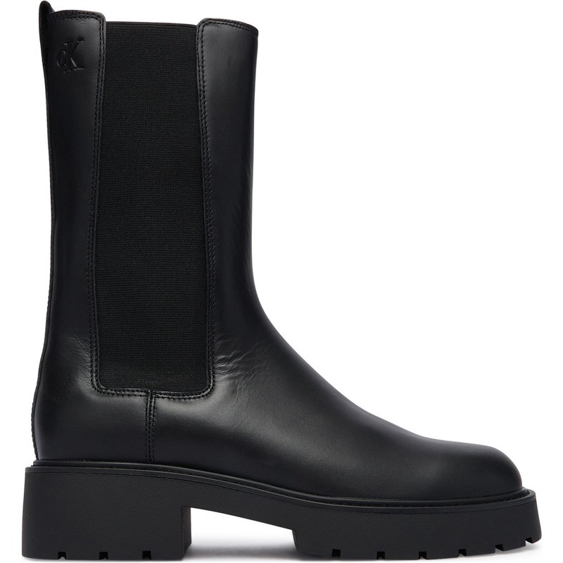 Klassische Stiefeletten Calvin Klein Chunky High Chelsea YW0YW01909 Schwarz