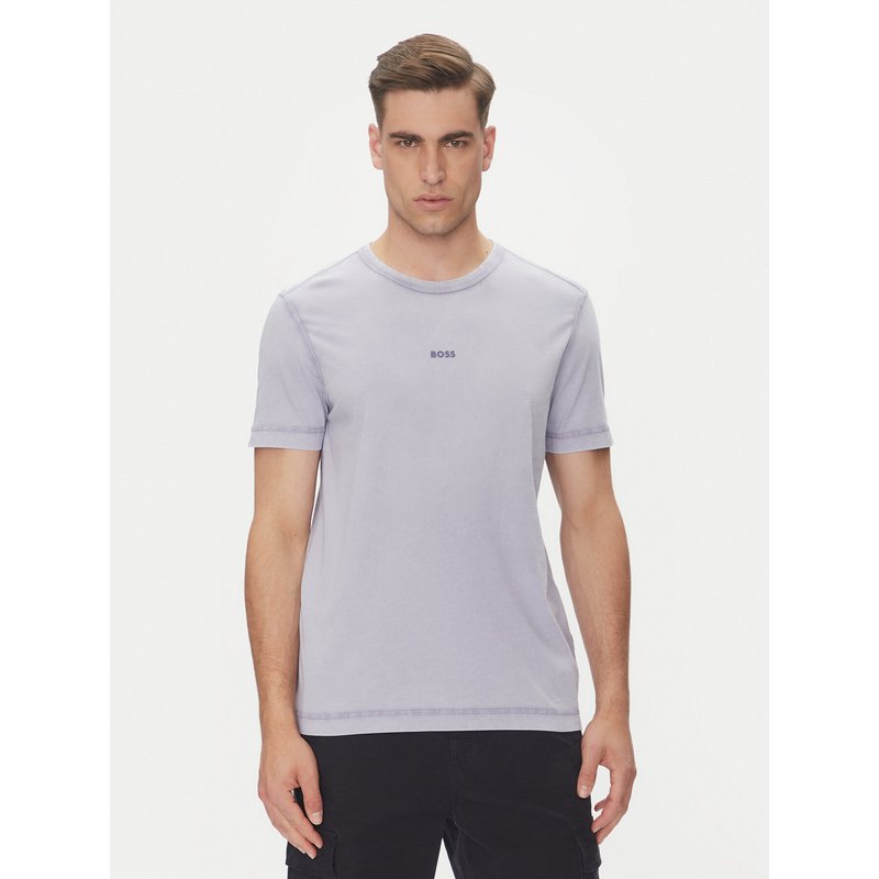 BOSS T-Shirt Tokks 50502173 Violett Regular Fit