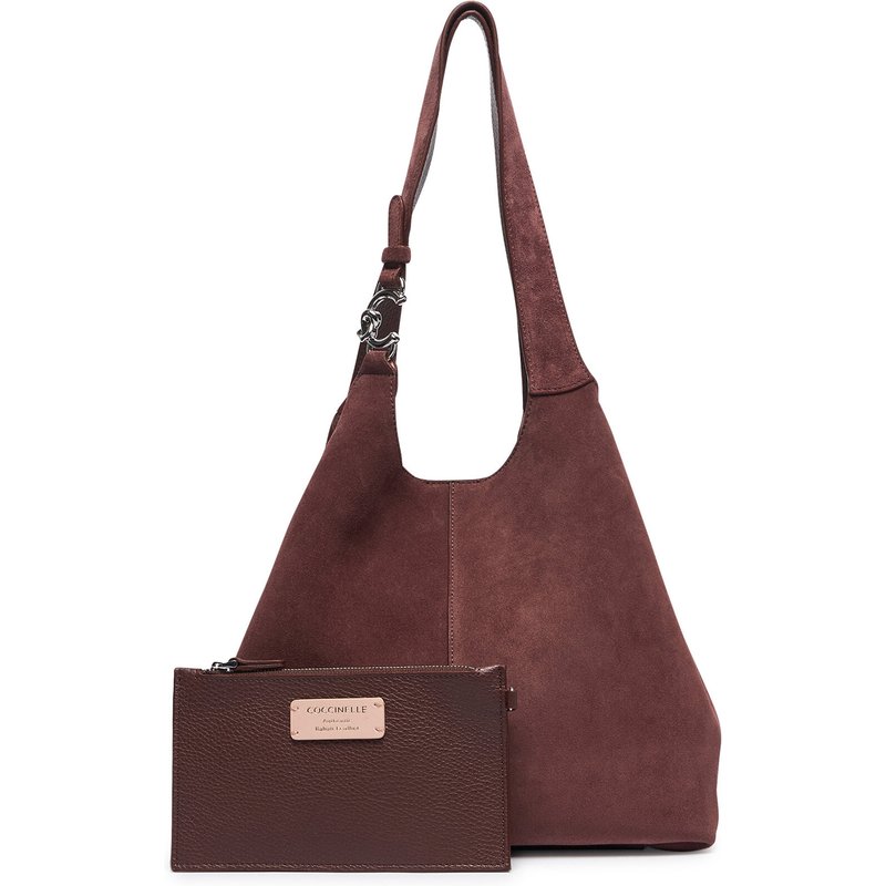 Handtasche Coccinelle The Coccinelle C-Easy E1 THE 11 02 01 Dunkelrot