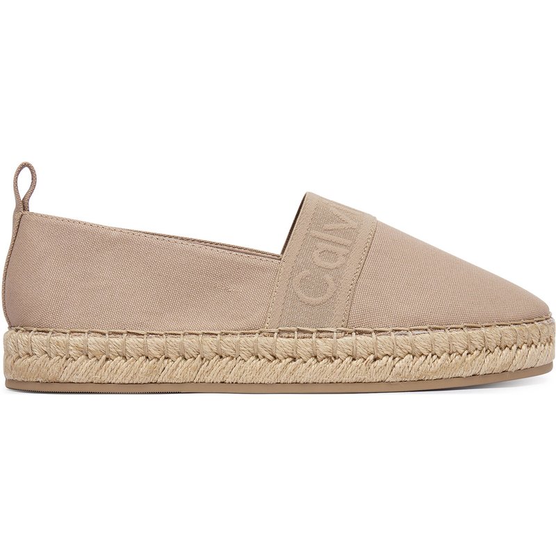 Espadrilles Calvin Klein Logo Webbing HW0HW02934 Beige