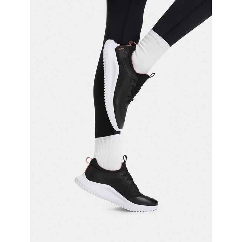 Sneakers Calvin Klein Jeans Eva Runner Laceup Sock Mat Mix YW0YW02064 Schwarz